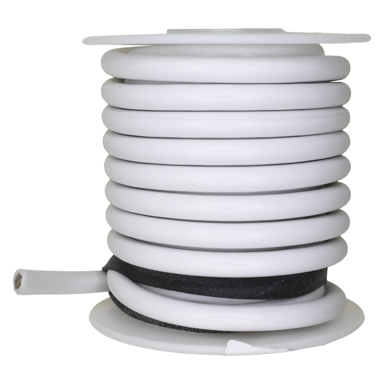 Auveco # 20499 Primary Wire 10 Gauge White 10 Feet. Qty 1.