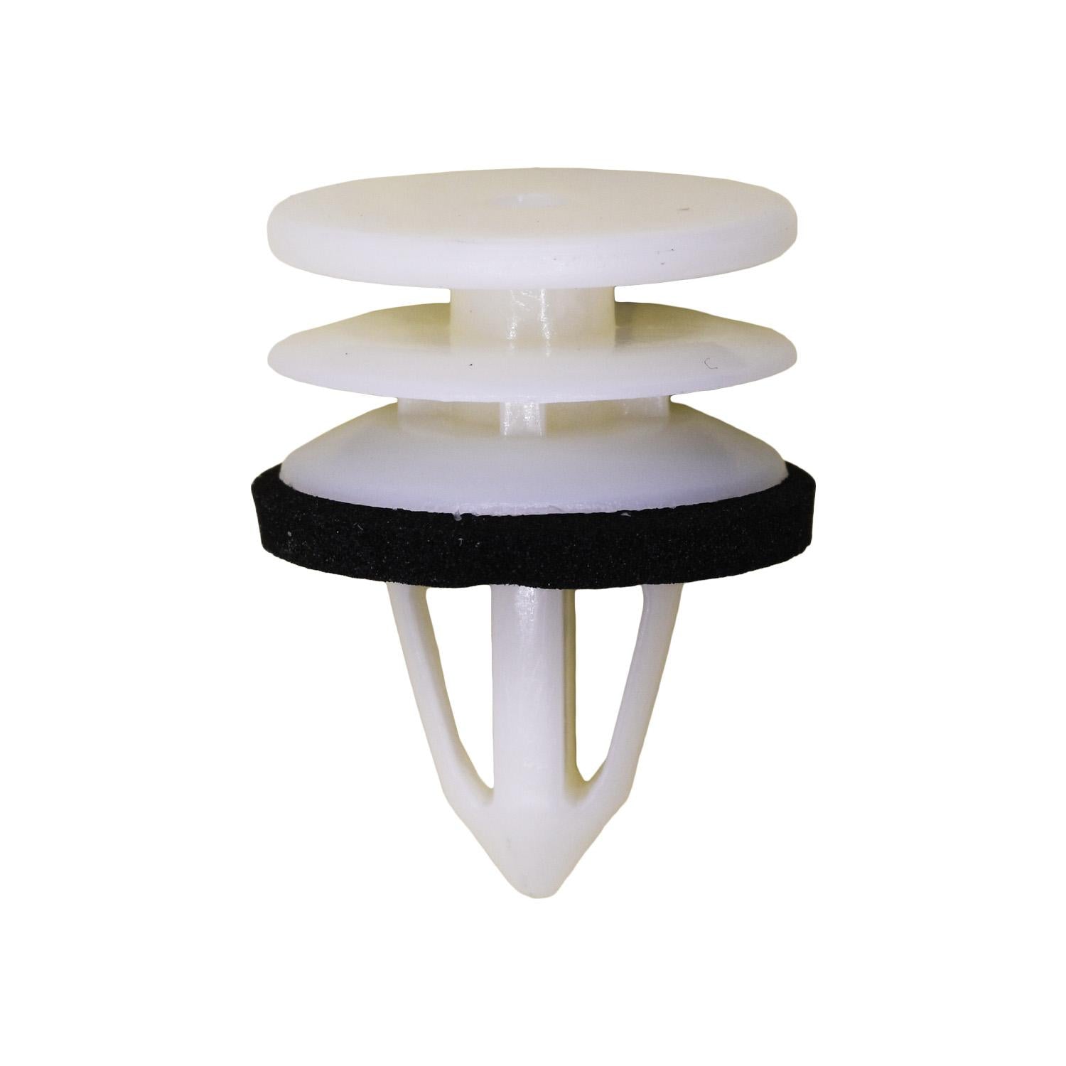 Auveco # 20616 GM Door Panel Retainer With Sealer White Nylon. Qty 15.