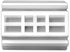 Auveco No. 20782 Honda Molding Clip - White, Quantity - 10