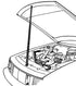 Auveco # 20905 Mechanics Temporary Hood Prop. Qty 1.