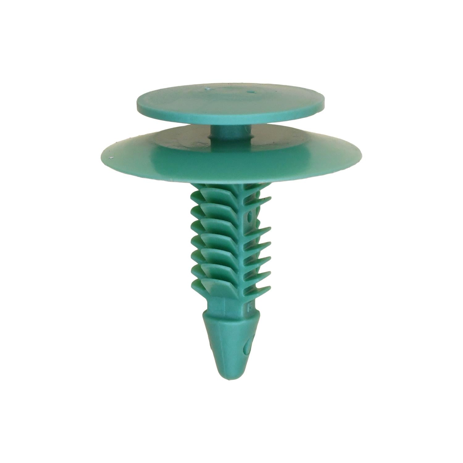 Auveco # 20944 GM Trim Panel Retainer-Green Nylon. Qty 25.
