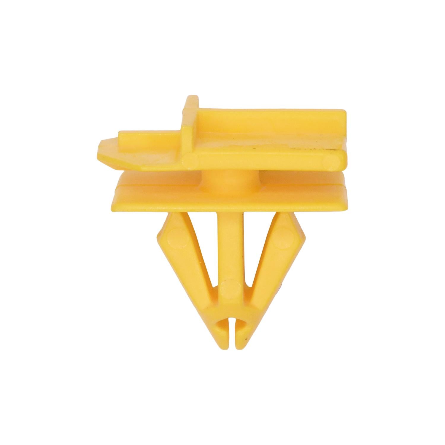 Auveco No. 21013 Molding Clip GM Yellow Nylon, Quantity - 15
