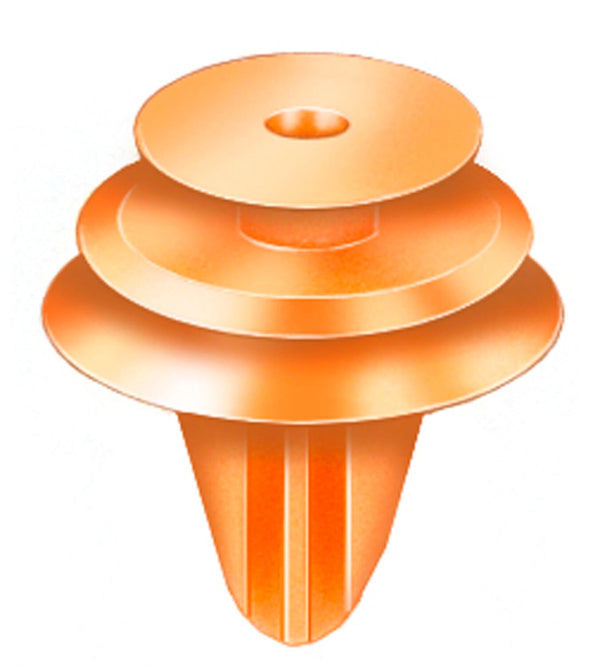 Auveco No. 21087 Honda Retainer-Orange Nylon, Quantity - 15