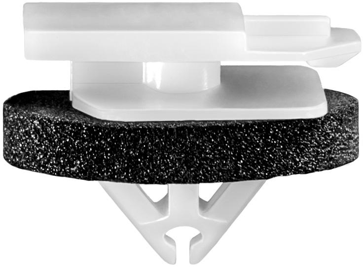 Auveco No. 21099 Chrysler Molding Clip White Nylon, Quantity - 10