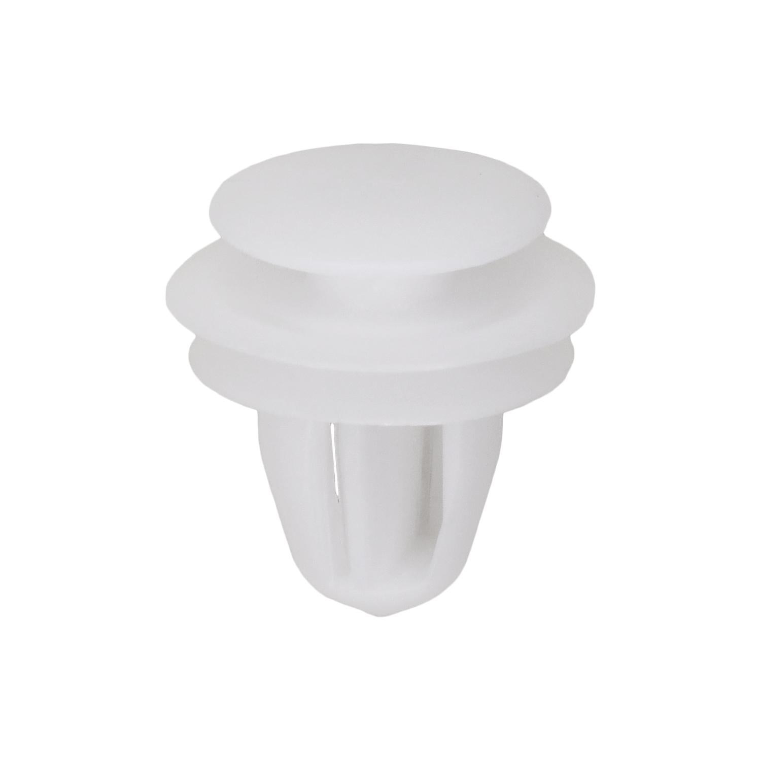 Auveco # 21149 Honda Retainer White Nylon. Qty 25.