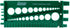 Auveco No. 21152 Standard & Metric Bolt & Nut Gauge Green Plastic, Quantity - 1
