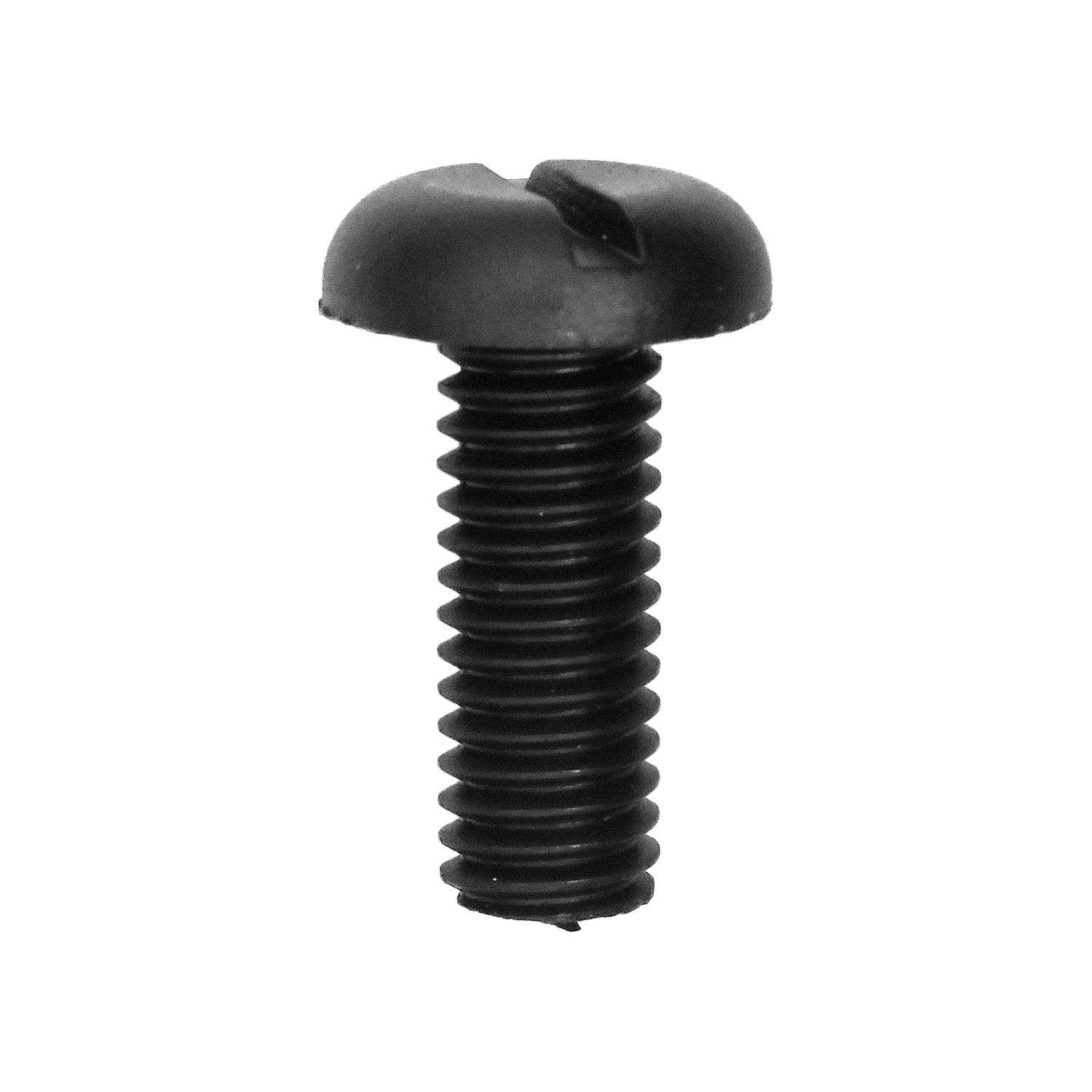 Auveco No. 21182 Black Nylon License Plate Screw, Quantity - 100