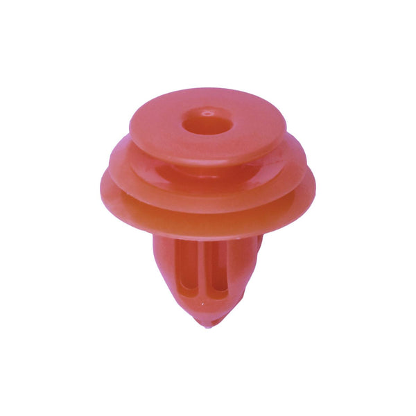 Auveco No. 21206 Honda Retainer Orange Nylon, Quantity - 15