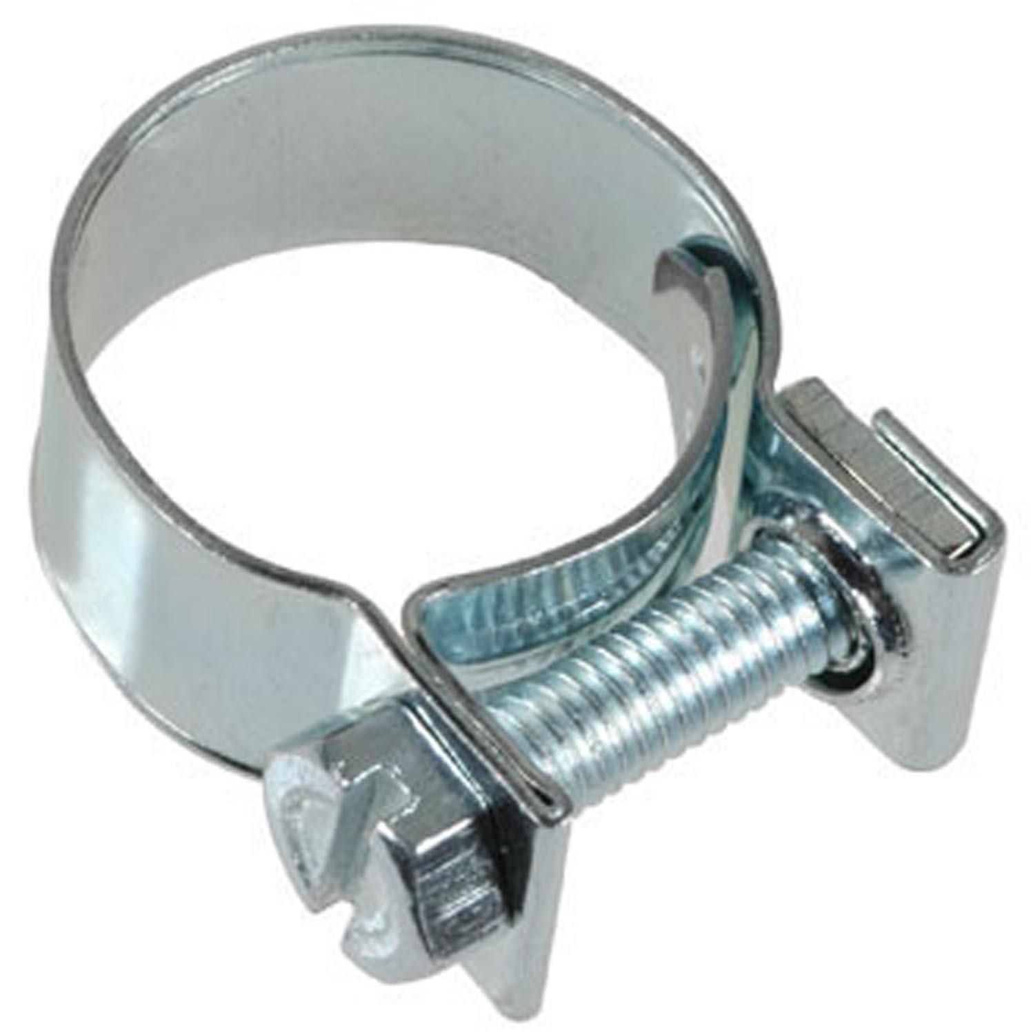 Auveco No. 21256 Type g Miniature Hose Clamp Steel-Zinc Plated, Quantity - 10