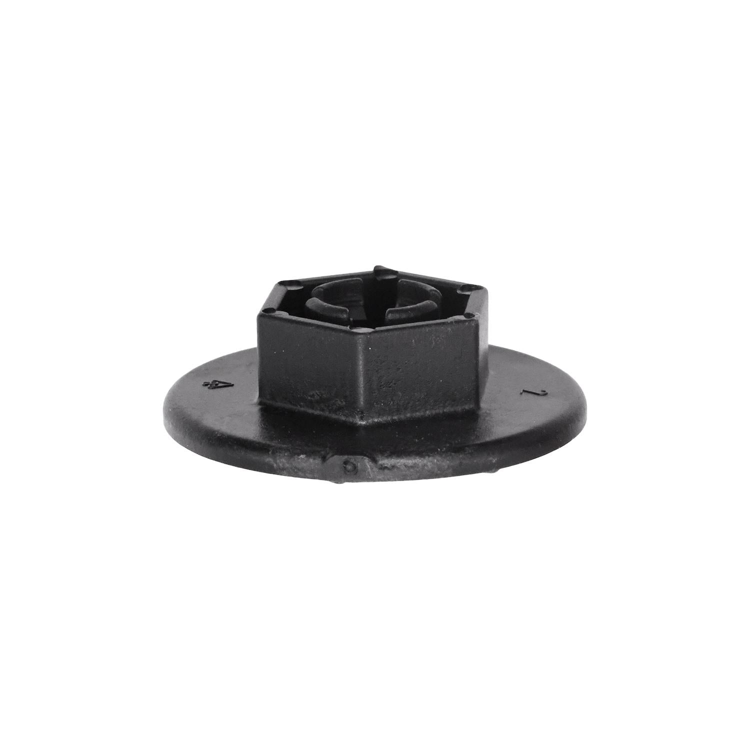 Auveco No. 21302 GM Retainer Nut Black Nylon, Quantity - 25