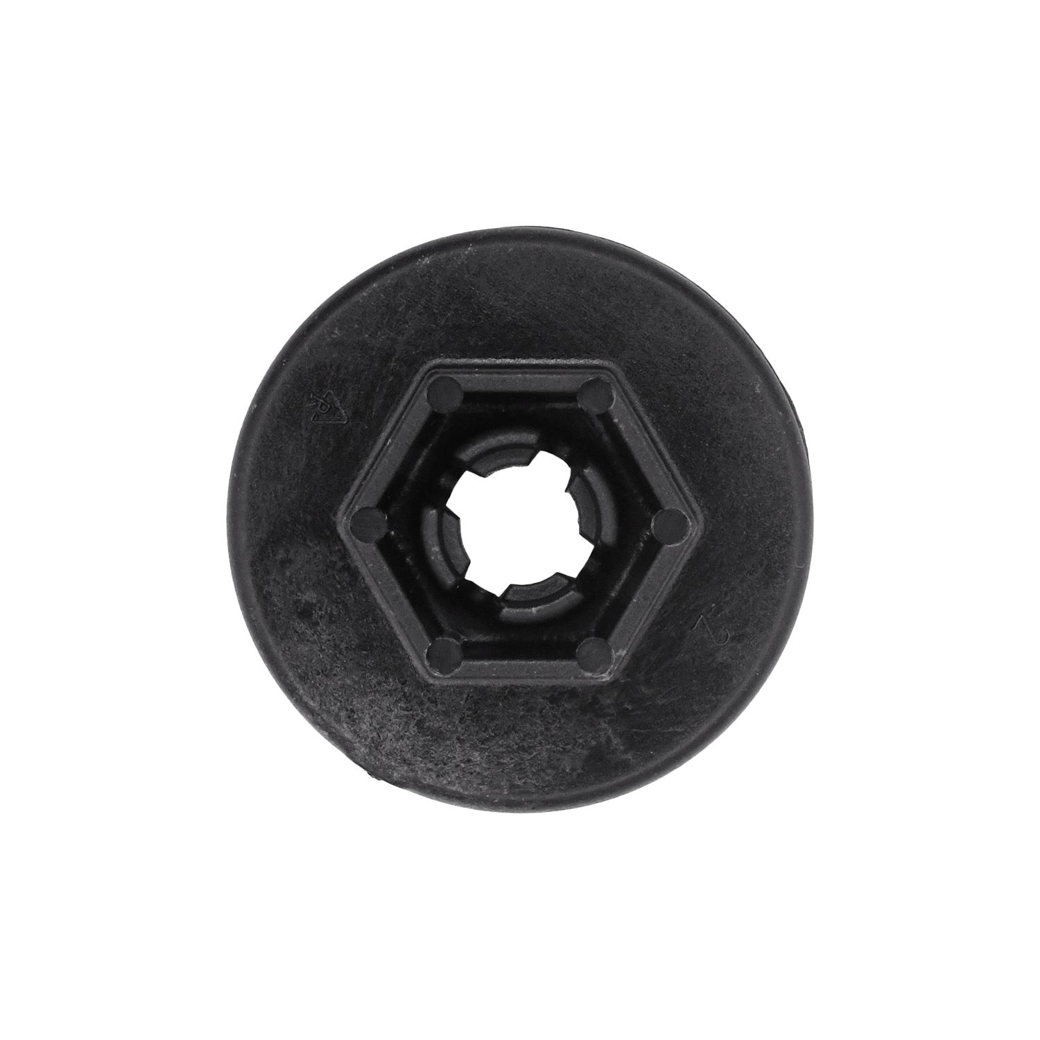 Auveco No. 21302 GM Retainer Nut Black Nylon, Quantity - 25