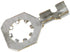 Auveco No. 21401 Locking Ring Terminal 16-14 Gauge 1/4" Stud Size, Quantity - 10