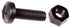 Auveco No. 21606 Black Nylon License Plate Screws & Nuts, Quantity - 50