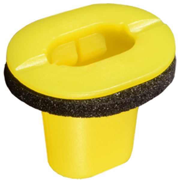 Auveco No. 21622 Nissan Molding Grommet With Seal- Yellow Nylon, Quantity - 15