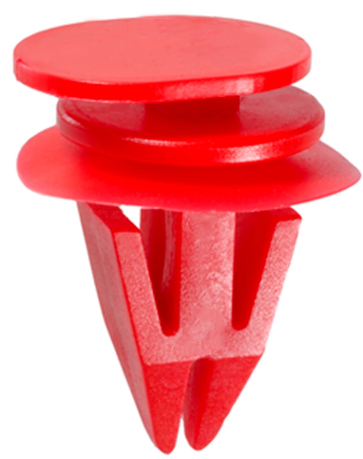 Auveco # 21716 Molding Clip, Red Nylon. Qty 15.