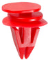 Auveco # 21716 Molding Clip, Red Nylon. Qty 15.