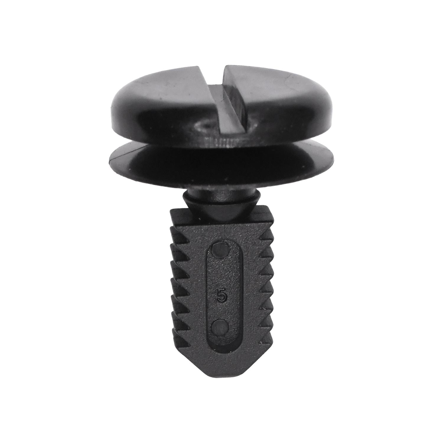 Auveco # 21776 BMW Retainer With Rubber O-Ring, Black Nylon. Qty 25.