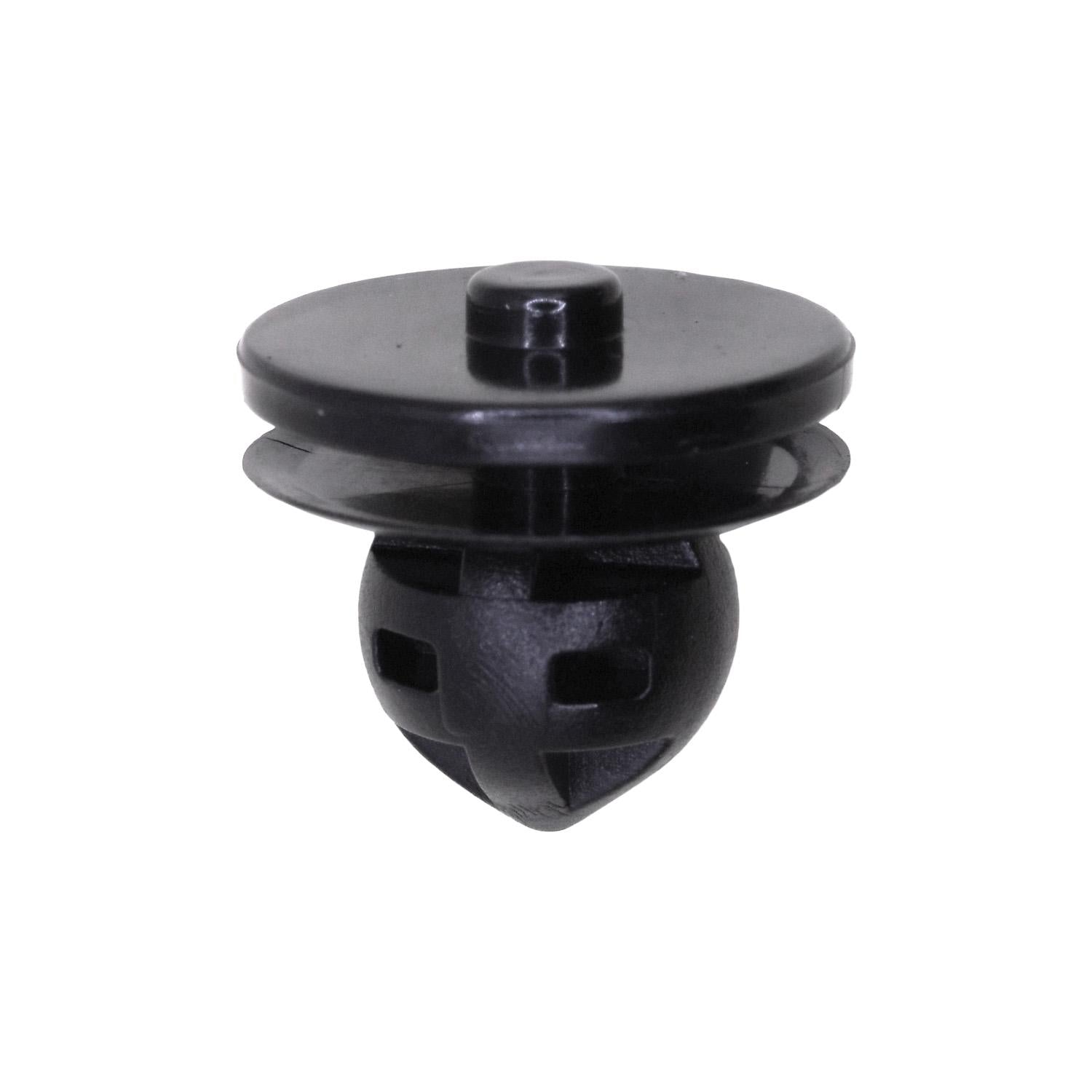 Auveco # 21783 VW Retainer, Black Nylon 16mm Top Head 16mm Bottom Head 10mm Stem Diameter Qty 15.
