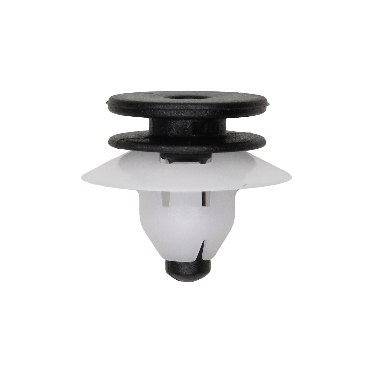 Auveco # 21786 Car Make_Volvo Interior Retainer, Black And White Nylon. Qty 25.