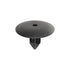 Auveco # 21805 Renault Black Nylon Retainer, 35mm Head 10mm Stem Dia., 22mm Stem Length. Qty 25.
