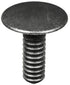 Auveco # 21809 Peugeot/Citroen Black Nylon Retainer, 21mm Hd., 7.5mm Stem Dia., 23mm Stem Length. Qty 25.