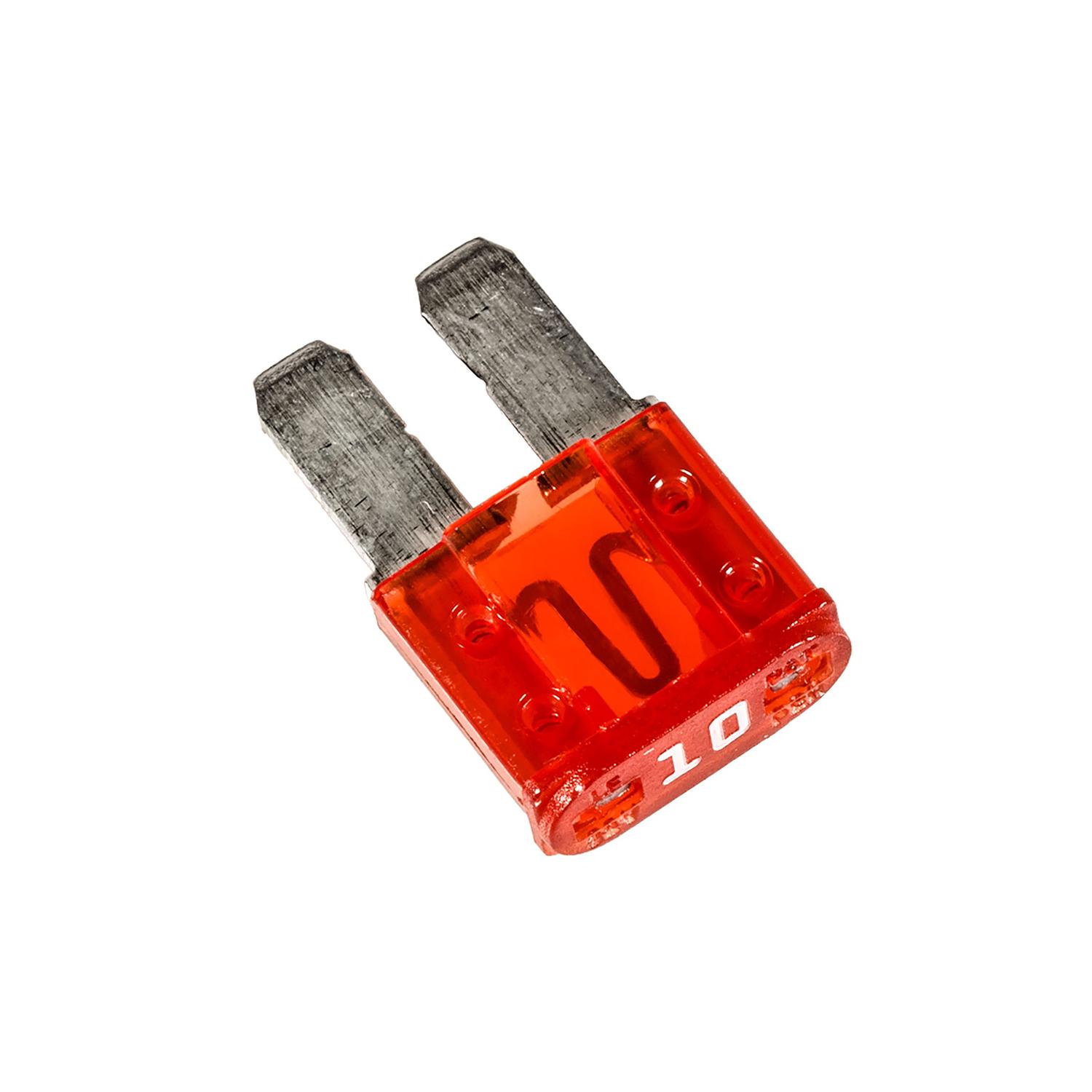 Auveco No. 21830 GM Micro-Fuse 10 Amp Red Color, Quantity - 5