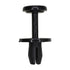 Auveco # 21883 Push-Type Retainer; Head Dia.: 20mm, Stem Length: 14mm, Fits Into 8mm Hole, Black Nylon. Qty 25