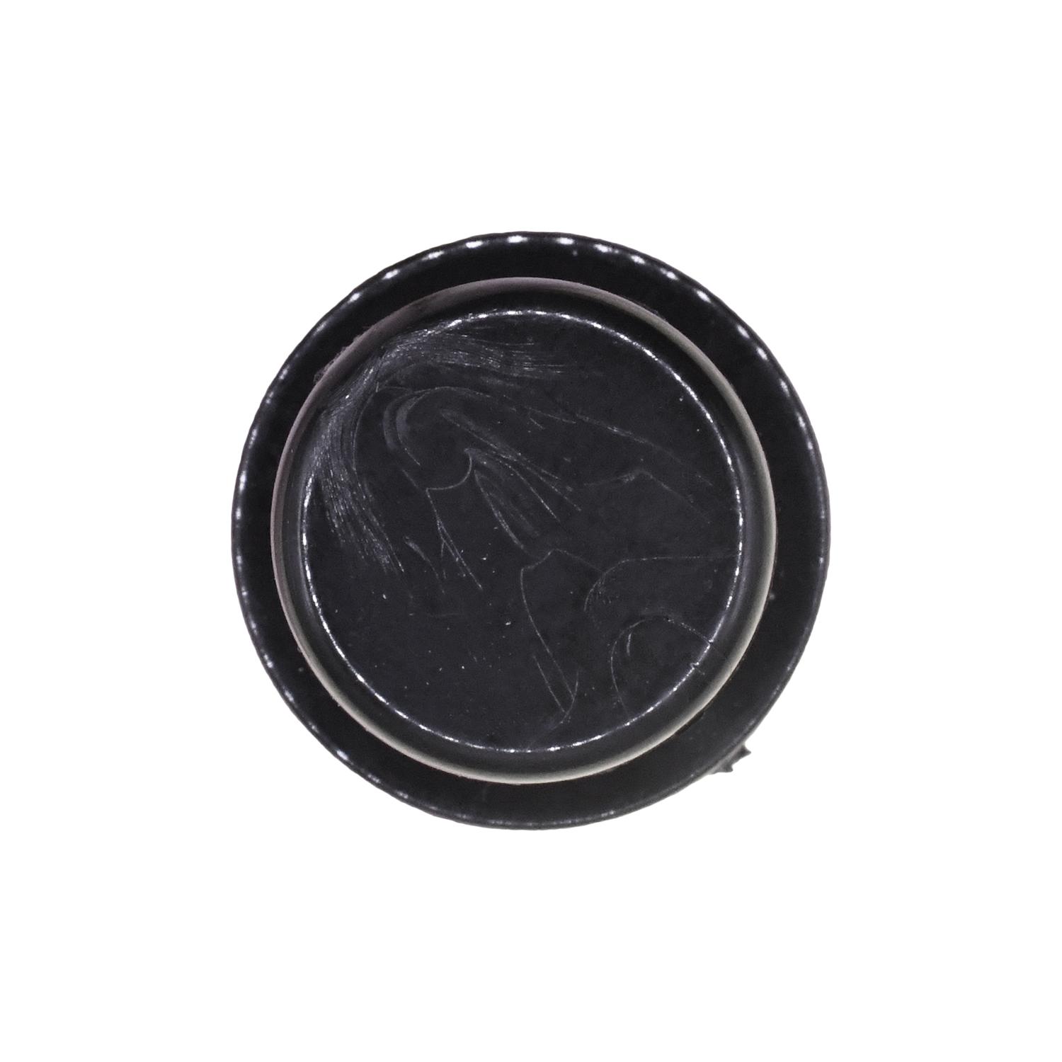 Auveco # 21883 Push-Type Retainer; Head Dia.: 20mm, Stem Length: 14mm, Fits Into 8mm Hole, Black Nylon. Qty 25