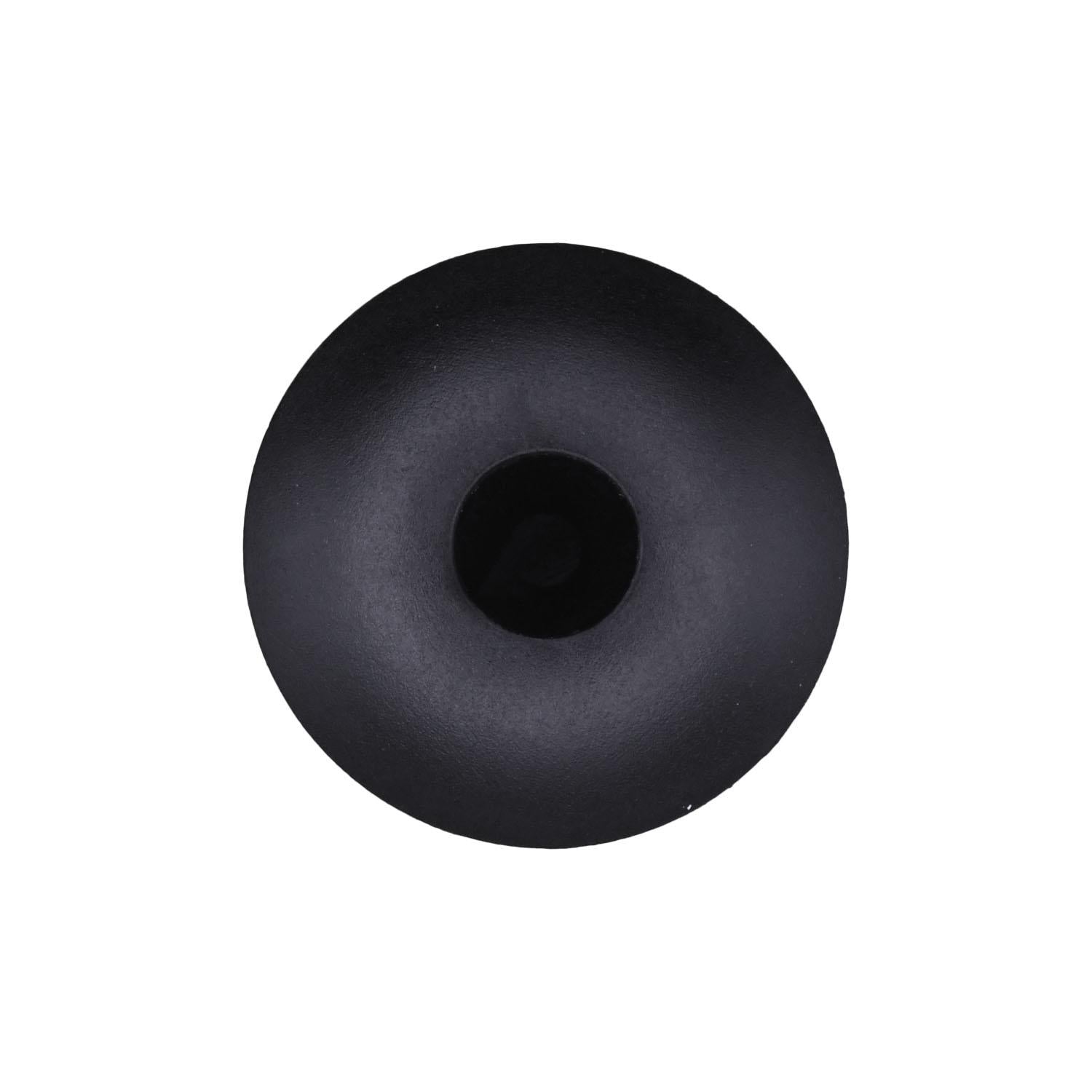 Auveco # 21891 Retainer; Head Dia.: 20mm, Stem Dia.: 11mm, Stem Length: 7mm, Black Nylon. Qty 15.
