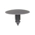 Auveco # 21907 Retainer; Head Dia.: 30mm, Stem Dia.: 8mm, Stem Length: 18mm, Gray Nylon. Qty 10.