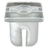 Auveco # 21930 Nylon Nut; Screw Size: 2.9mm (Number 4), Head Size: 9mm X 9mm, Stem Length: 7mm, Natural Nylon. Qty 50.