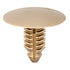 Auveco # 21939 Retainer; Head Dia.: 21mm, Stem Dia.: 7.7mm, Stem Length: 16mm, Tan Nylon. Qty 15.