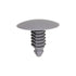 Auveco # 21941 Retainer; Head Dia.: 21mm, Stem Dia.: 7.7mm, Stem Length: 16mm, Light Gray Nylon. Qty 10.