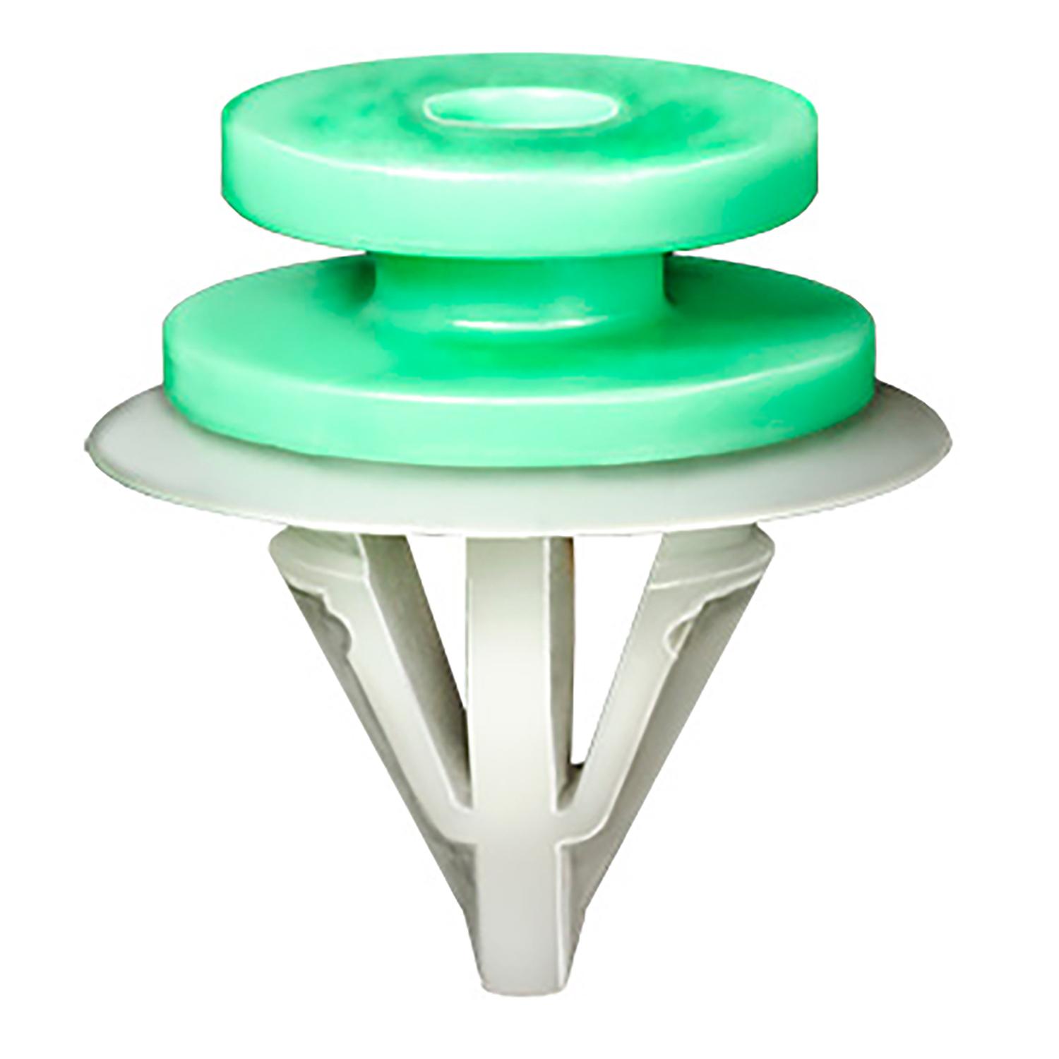 Auveco # 21944 Retainer Green And White Nylon. Qty 10.