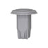 Auveco # 21963 Screw Grommet ; Screw Size: 2.9mm (Number 4), Head Dia.: 16mm, Stem Length: 15mm, Light Gray Nylon. Qty 10.