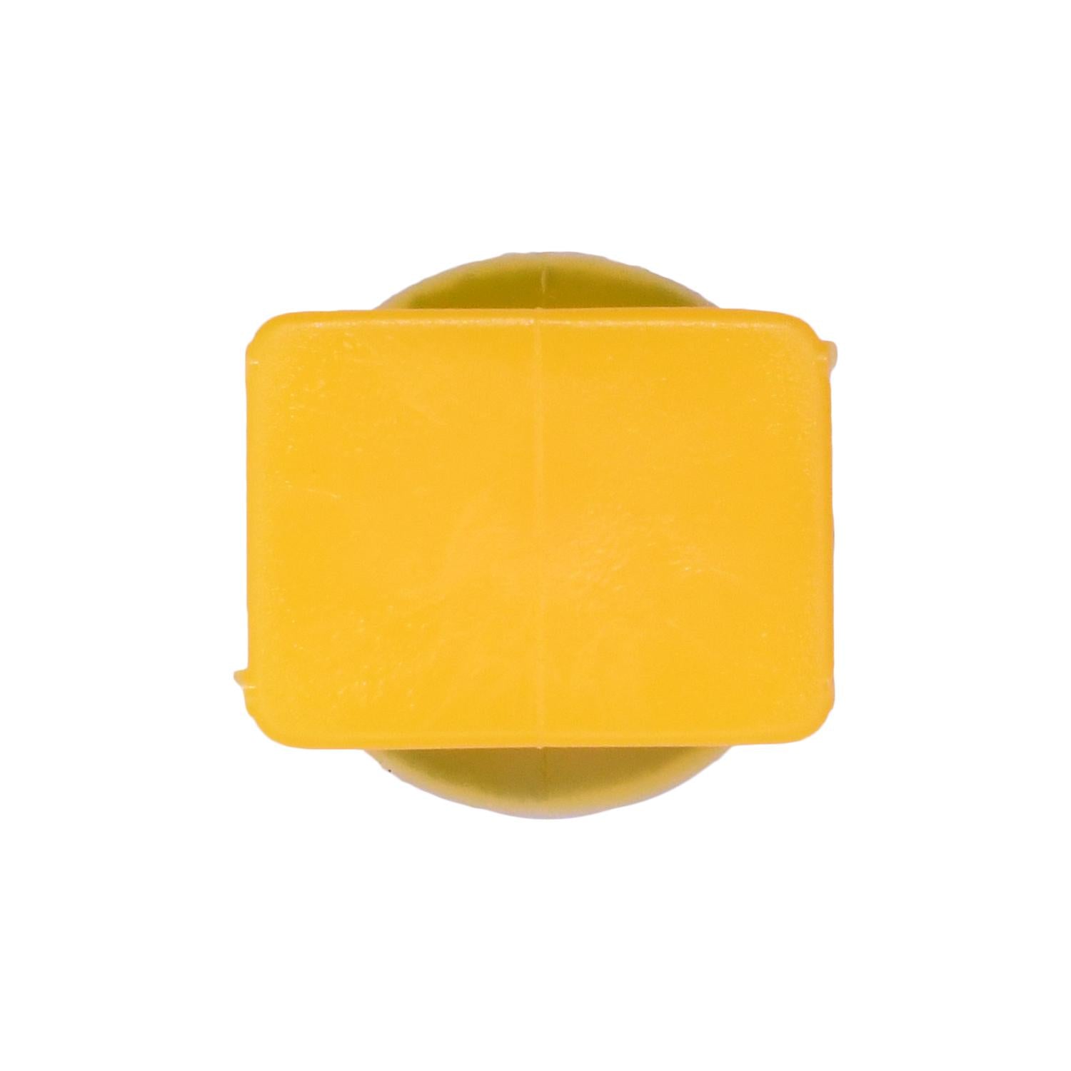 Auveco # 22013 Hyundai Molding Clip With Sealer, Yellow Nylon. Qty 25.
