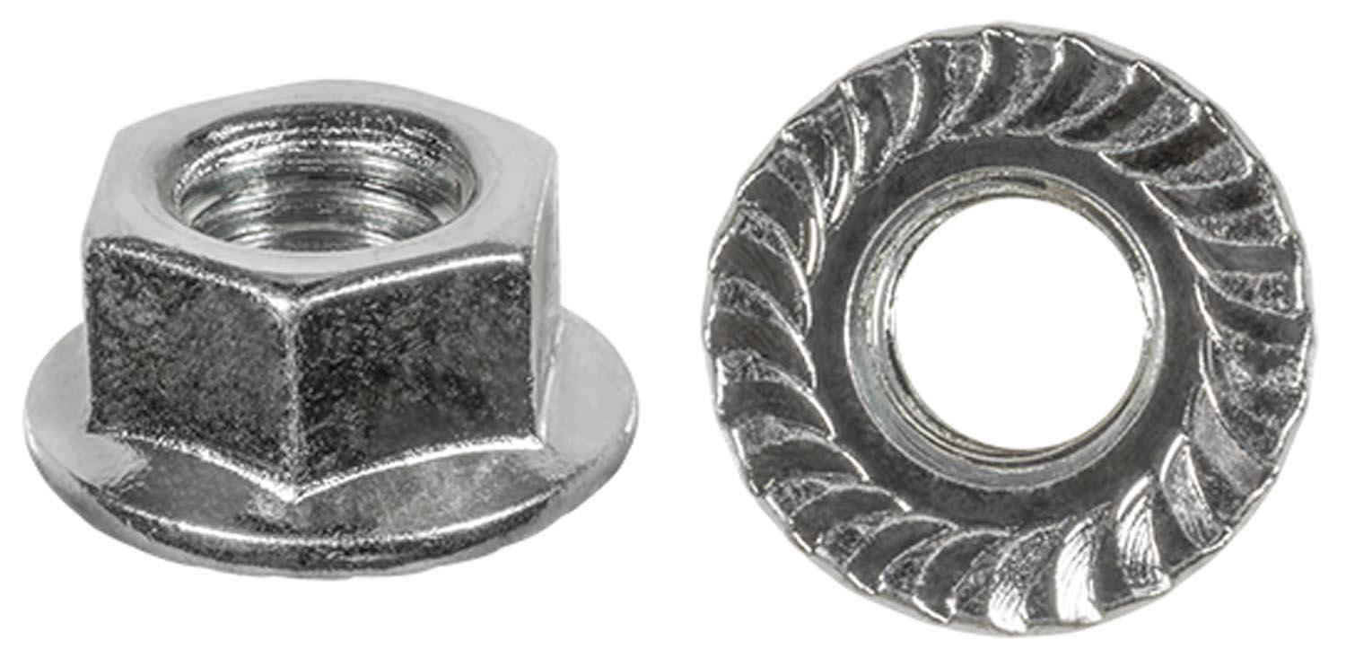 Auveco No. 22045 Metric Spin Lock Nut With Serrations, Quantity - 25