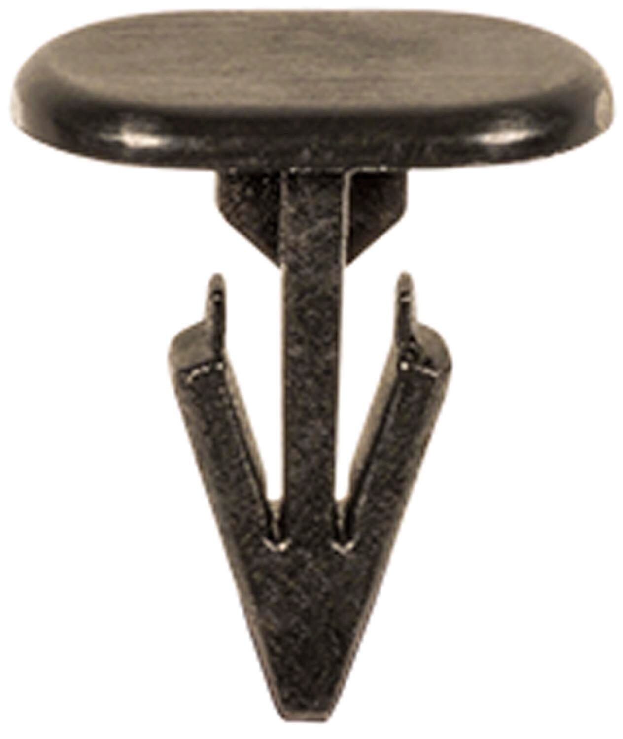 Auveco # 22046 Subaru Retaining Clip. Black Nylon, 16mm Length, 5mm Hole. Qty 25.