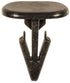 Auveco # 22046 Subaru Retaining Clip. Black Nylon, 16mm Length, 5mm Hole. Qty 25.