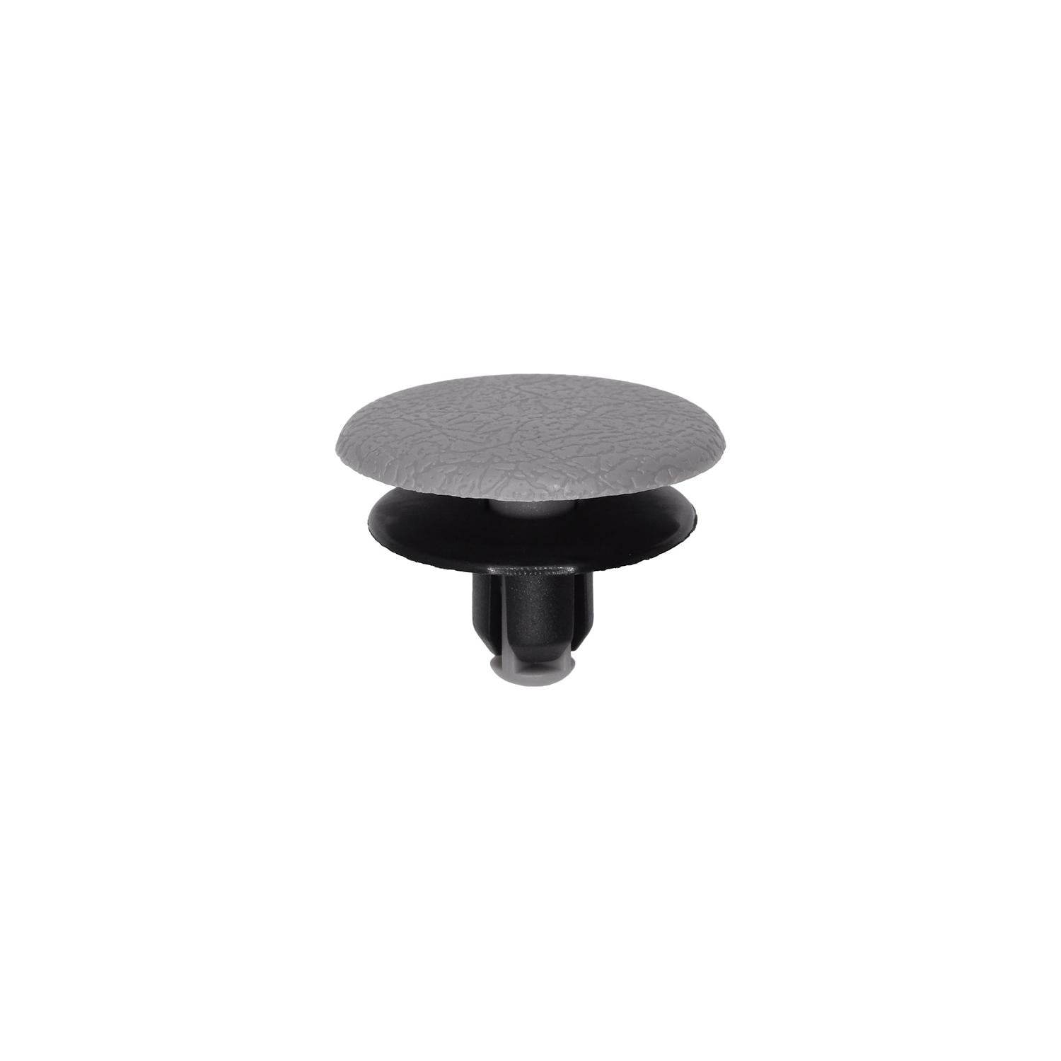Auveco # 22047 Subaru Push-Type Retainer, Gray And Black Nylon. Qty 15.