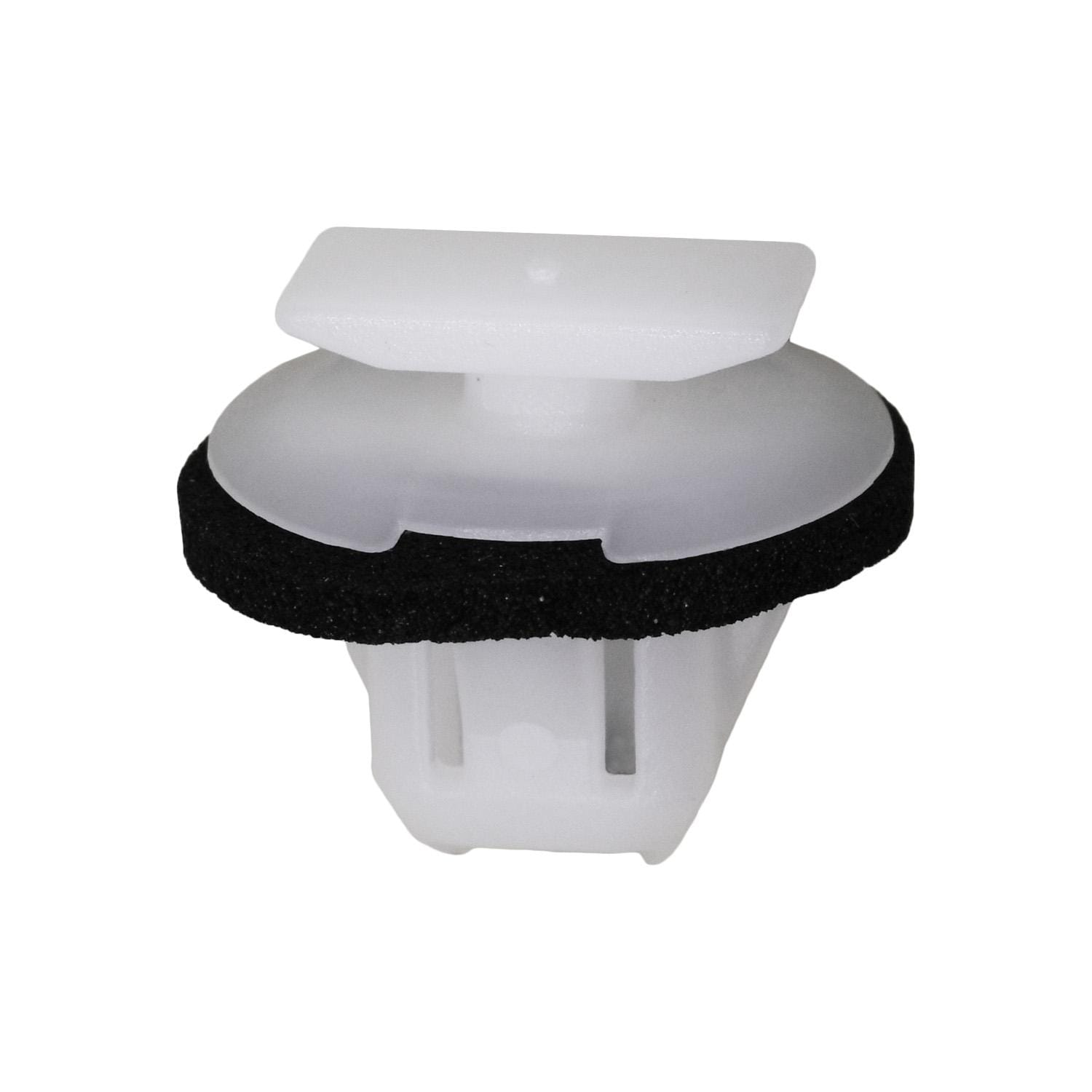 Auveco # 22061 Nissan/Infiniti White Nylon Molding Clip With Sealer. Qty 25.