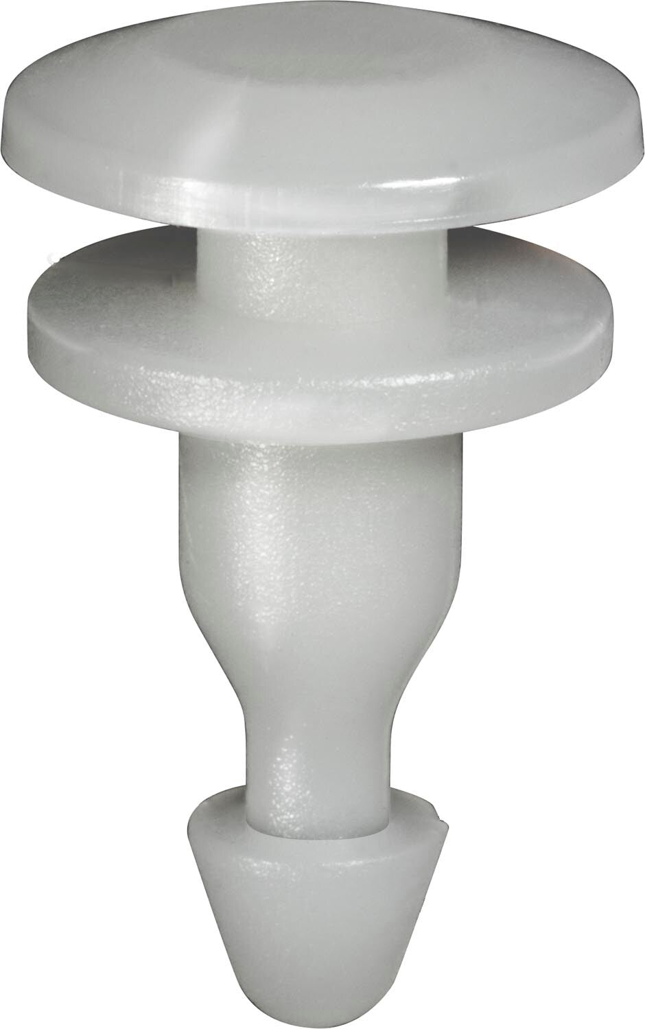 Auveco # 22063 Nissan/Infiniti White Nylon Molding Retainer. Qty 25.