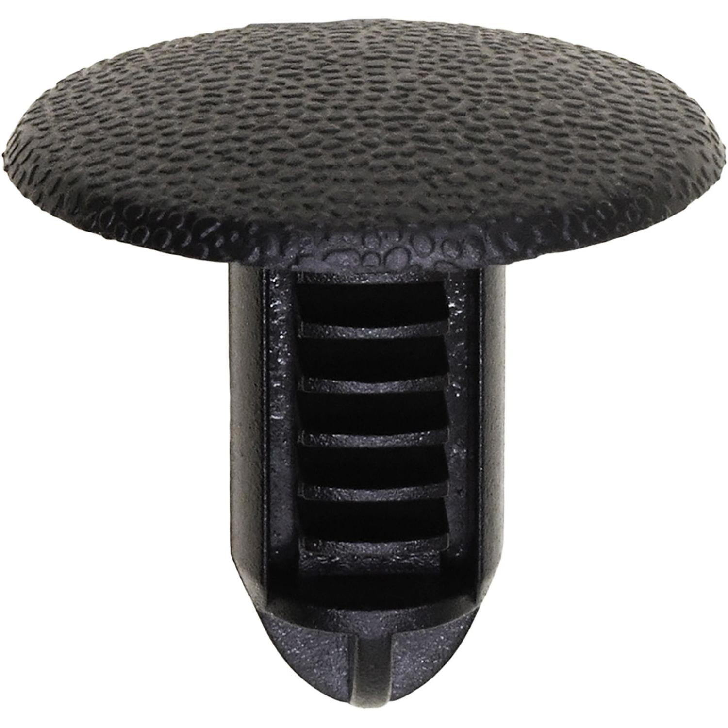Auveco # 22075 Nissan/Infiniti Black Nylon Retainer, 20 mm Head Qty 25.