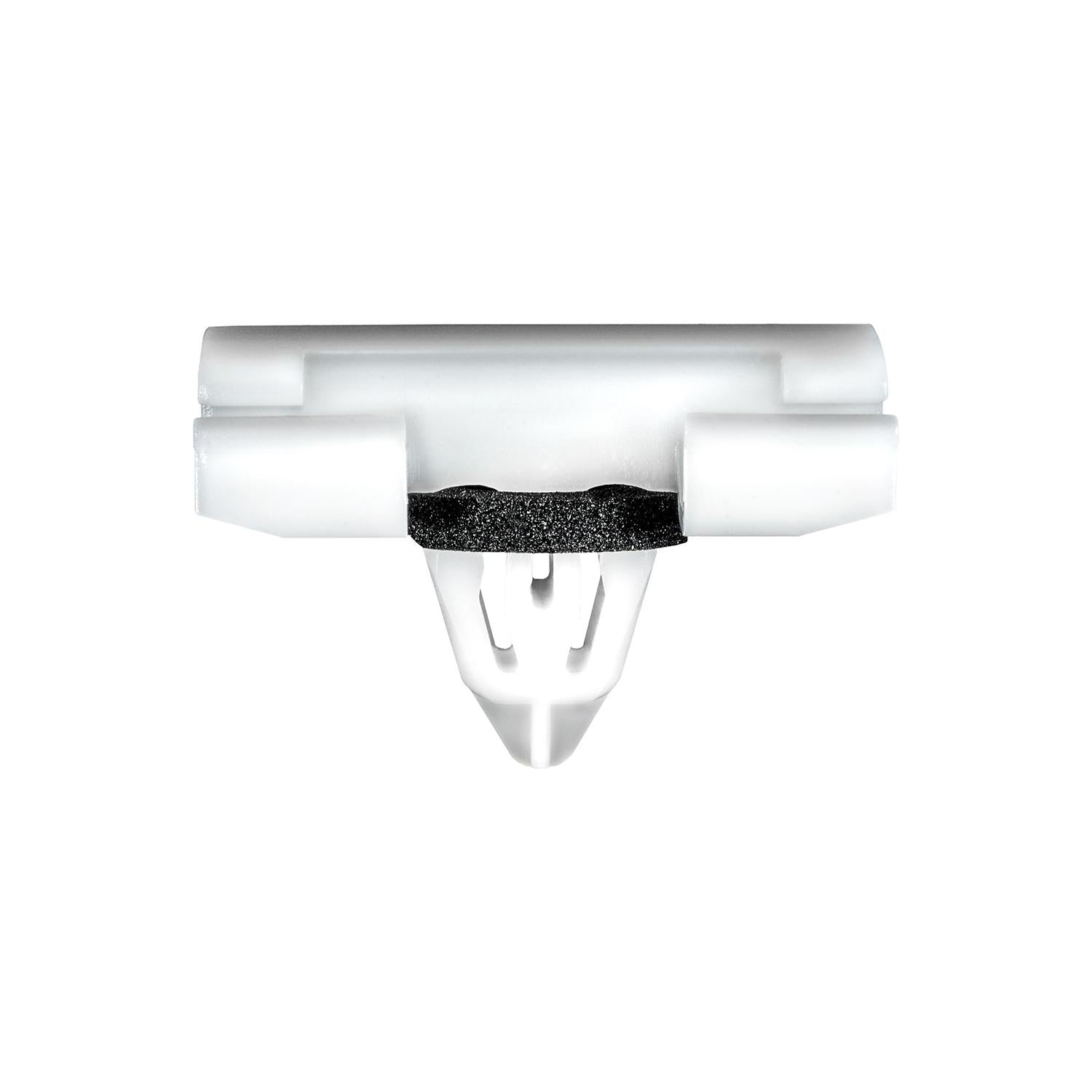 Auveco # 22145 Land Rover Molding Clip W/Sealer, White Nylon. Qty 10.