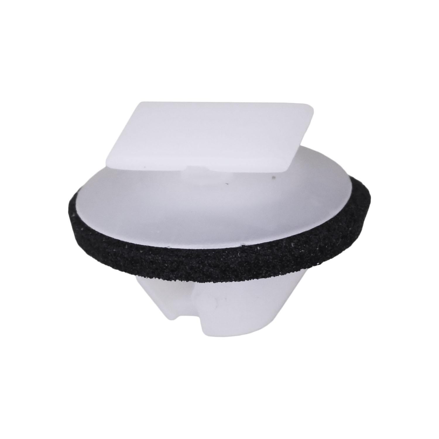 Auveco # 22153 Land Rover Molding Clip W/Sealer, White Nylon. Qty 15.