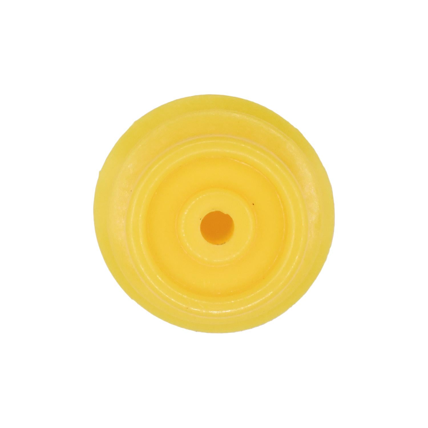 Auveco # 22157 Jaguar Retainer, Yellow Nylon. Qty 15.