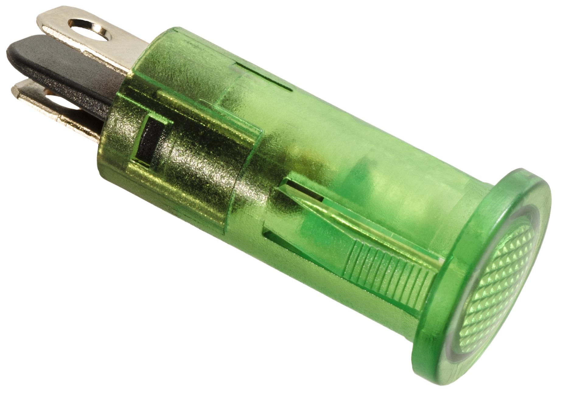 Auveco No. 22602 LED Indicator Light With Green Lens, Quantity - 1