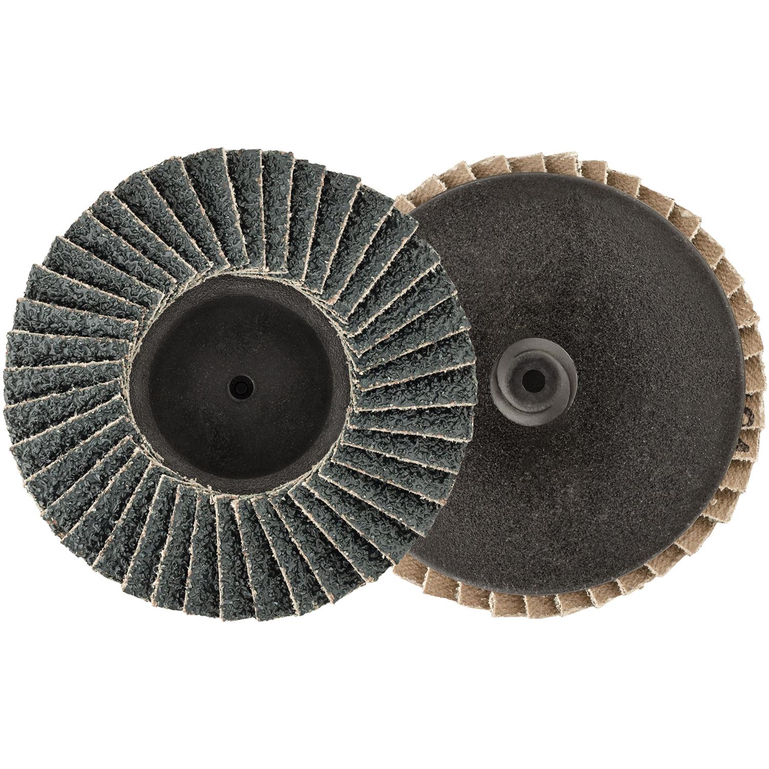 Auveco # No. 22644 3" Mini Zirconia Flap Disc - 40 Grit - Type 1,. Qty 2.