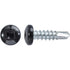 Auveco Item 22660 #6 X 1/2" Square Pan Self-Drilling Tex Zinc Black Painted Head. Quantity 100
