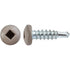 Auveco Item 22661 #6 X 1/2" Square Pan Self-Drilling Tek Zinc Tan Painted Head. Quantity 100
